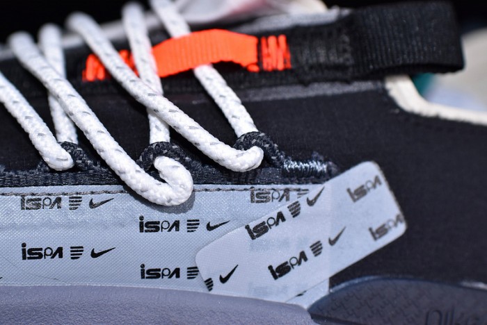 nike react wr ispa black grey ar8555-001