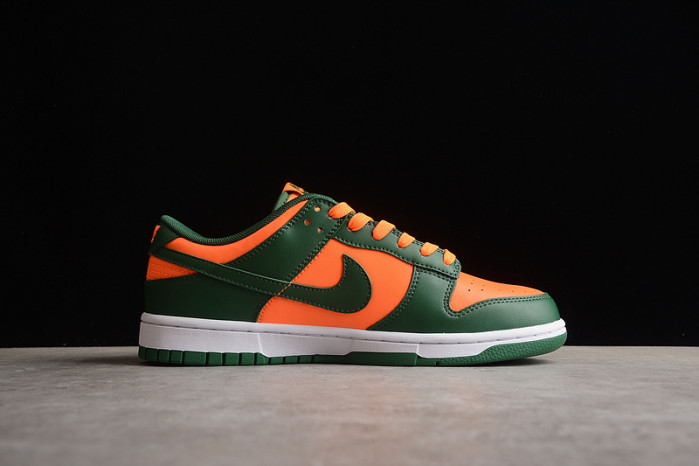 nike dunk low retro miami hurricanes dd1391-300