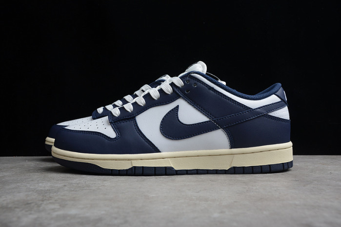 nike sb dunk low navy blue white running shoe dd1503-115