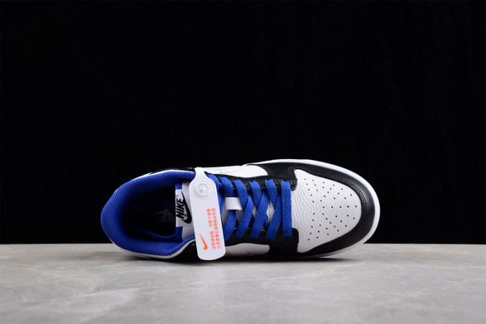 nike dunk low white/white-black-game royal fd9064-110