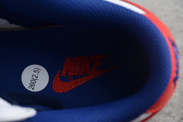 nike dunk low"white and university red dd1503-119