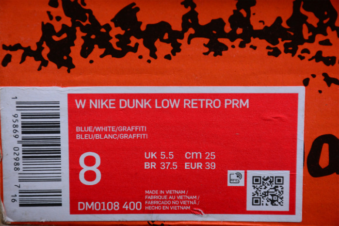 nike dunk low gs “graffiti” dm0108-400