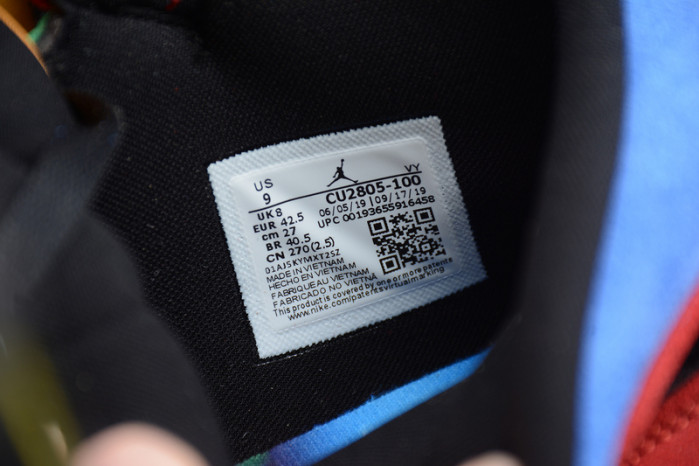 air jordan 1 mid blue the great cu2805-100