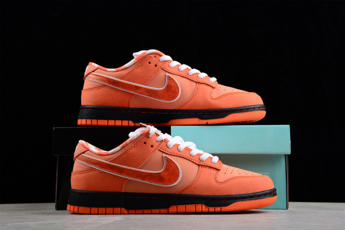 concepts x nike sb dunk low "orange lobster" fd8776-800