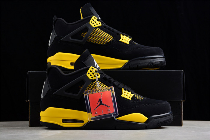 air jordan 4 retro "thunder" 308497-008 (2023)