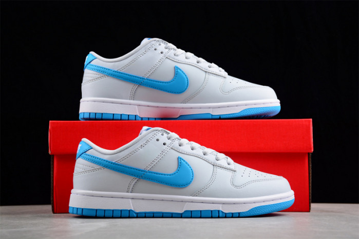 nike dunk low retro pure platinum blue lightning dv0831-001