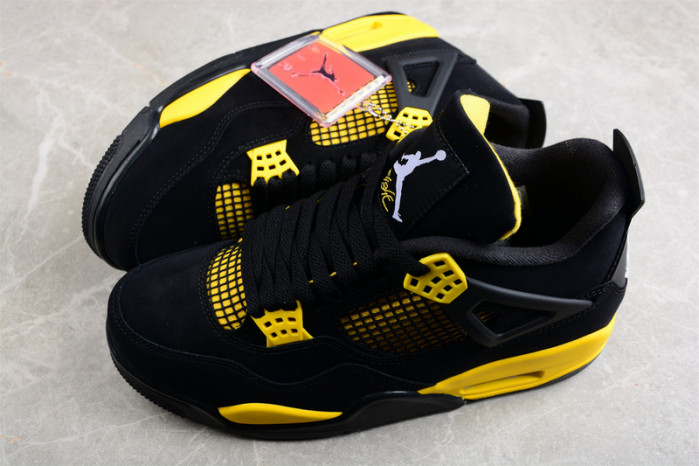 air jordan 4 retro "thunder" 308497-008 (2023)