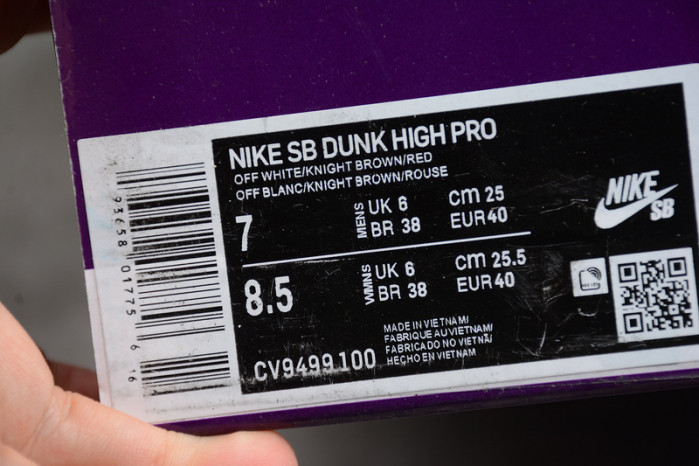 nike sb dunk high sail bright crimson cv9499-100