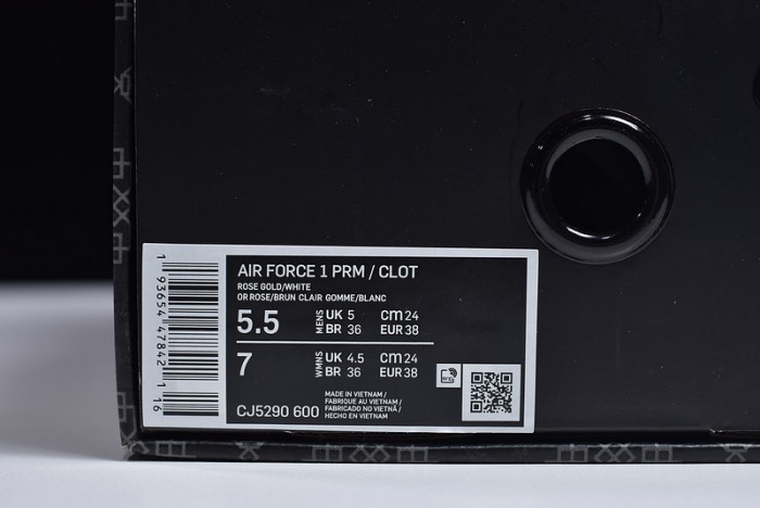 clot x nike air force 1 low