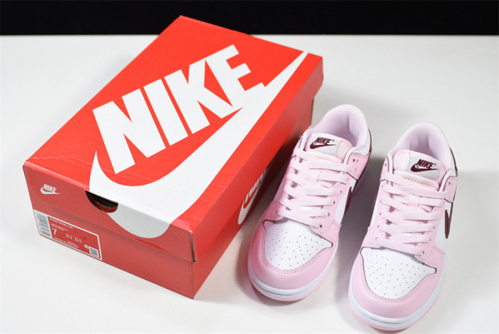 nike dunk low gs pink foam cw1590-601