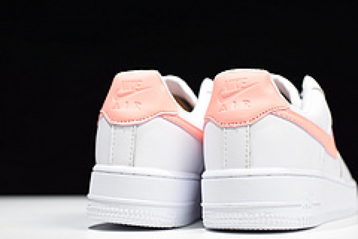 nike womens air force 1 low white pink ah0287-102